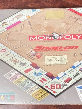 Snap Monopoly Collector's Edition Game Board in Tan and Red